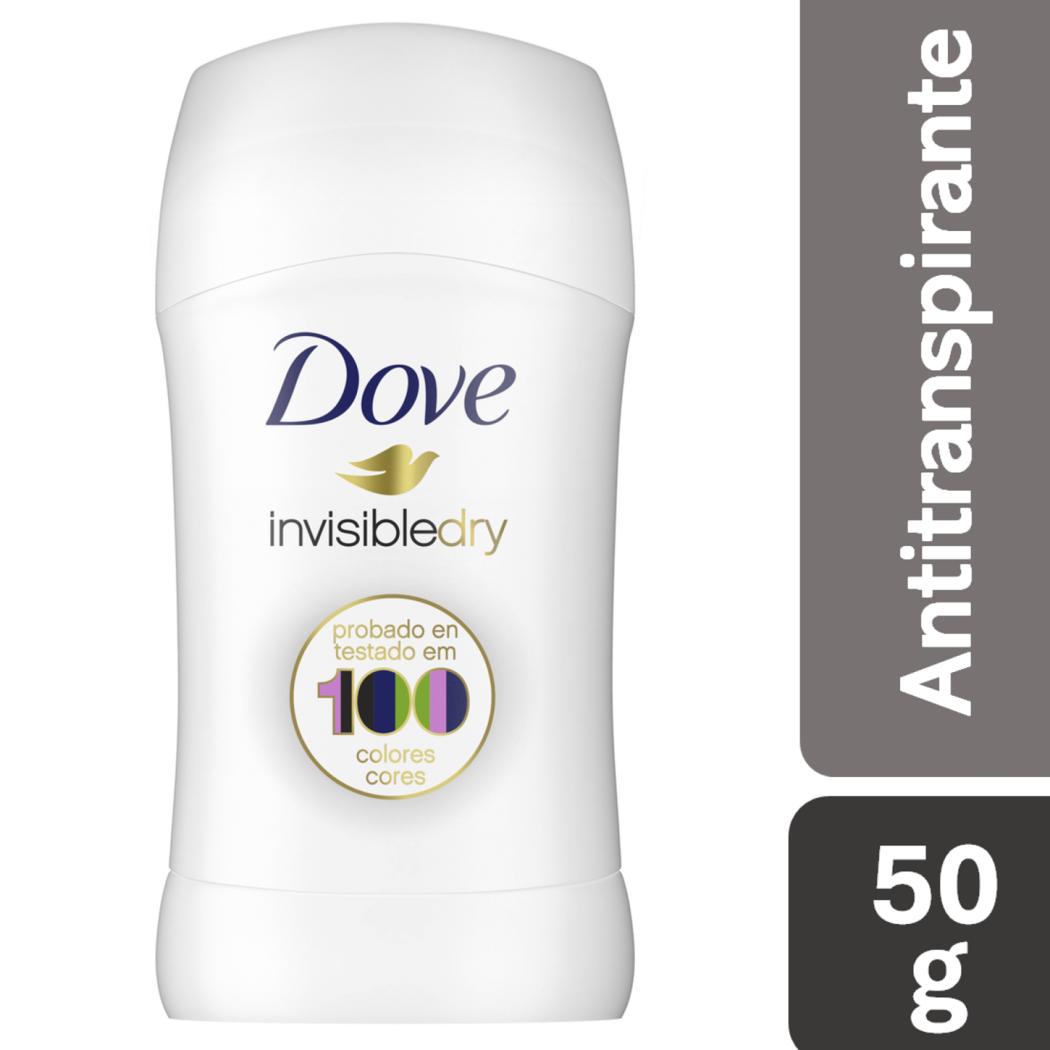 Dove Desodorante En Barra Invisible Dry 50Gr