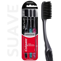 Cepillo De Dientes Colgate Slimsoft 3 Unidades
