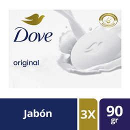Dove Jabón Barra Original 90g 3 Unidades