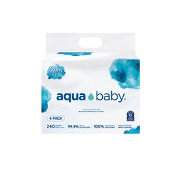 Toallitas Húmedas Aqua Baby 240 Unidades