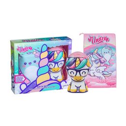 Set De Baño Shampoo + Toalla Unicornio