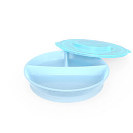 Plato Dividido 6+M Azul Pastel