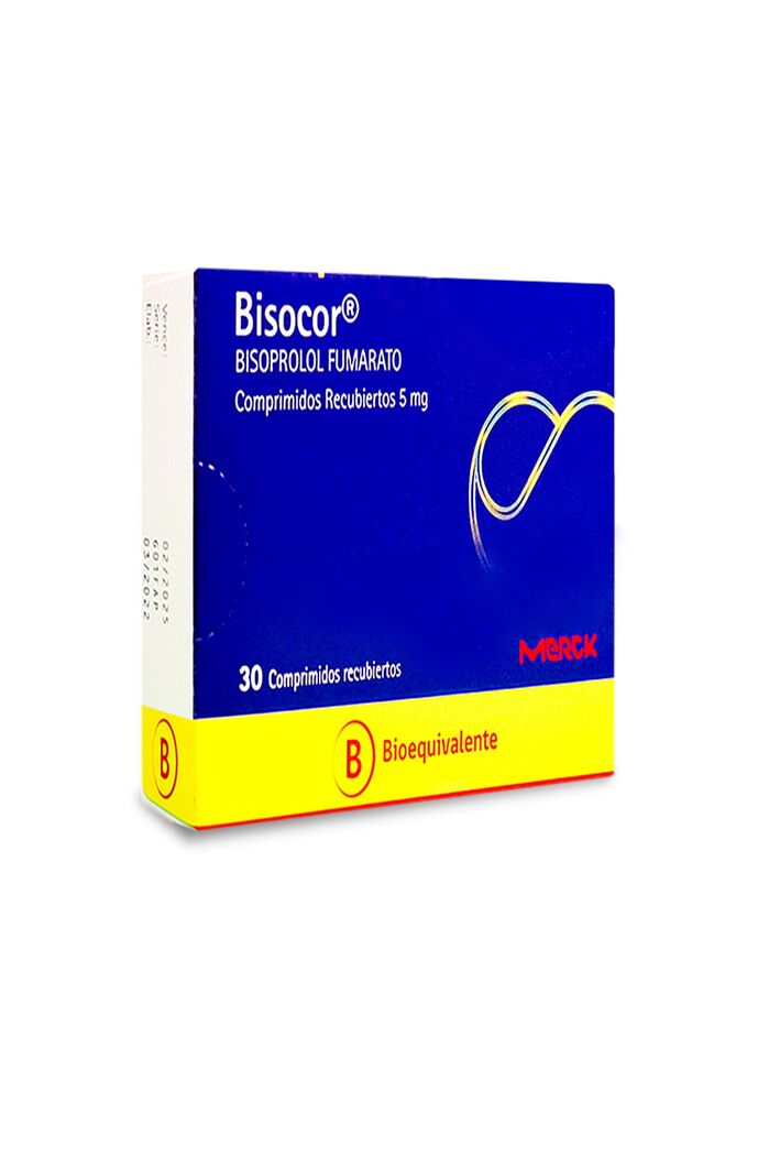 Bisocor (B) Bisoprolol 5mg 30 Comprimidos Recubiertos