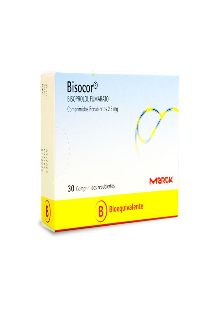 Bisocor (B) Bisoprolol 2.5mg 30 Comprimidos Recubiertos