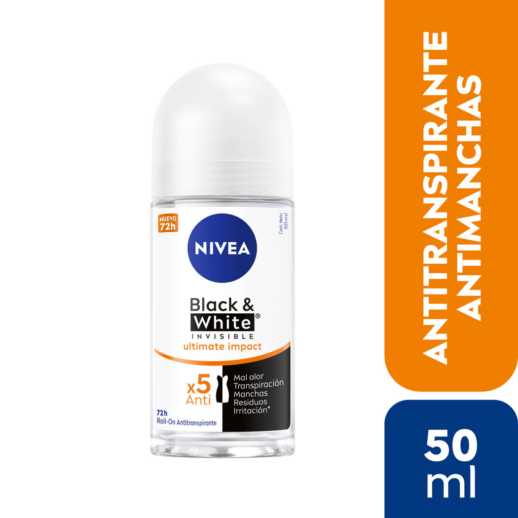 Nivea Desodorante Roll Black & White Ultimate Impact 50ml