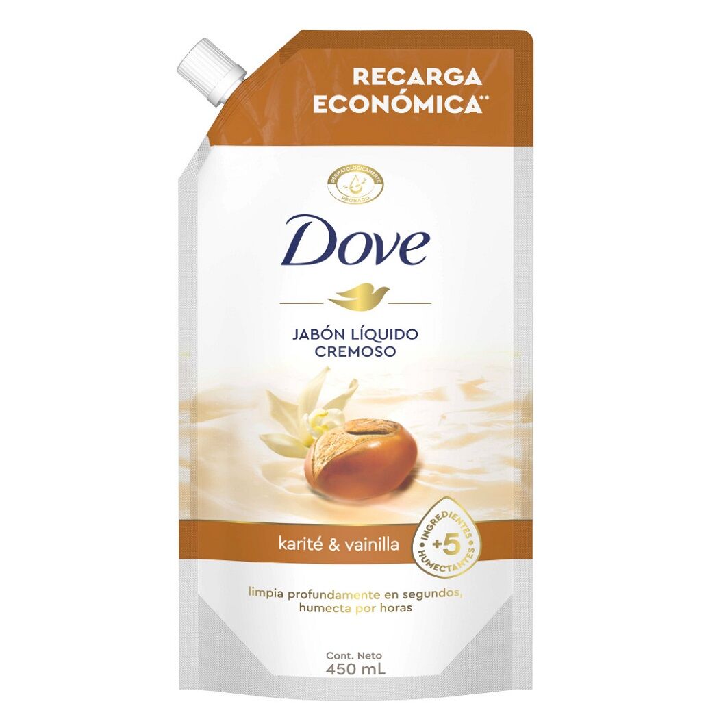 Dove Jabón Líquido Karite DoyPack 450ml