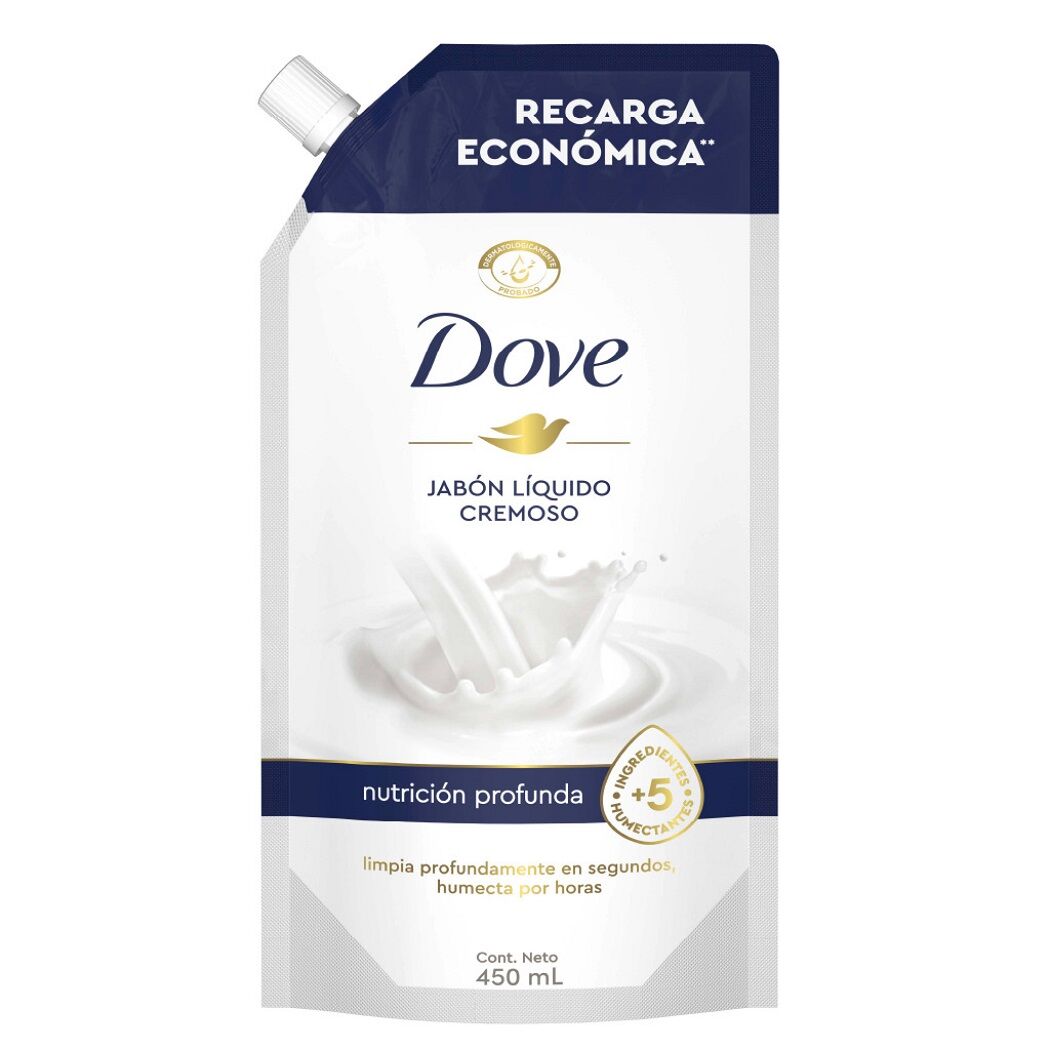 Dove Jabón Líquido Nutrición Profunda DoyPack 450ml