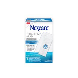 Nexcare Apósito Tegaderm + Pad Transp. 6cm x 10cm 3 Unidades