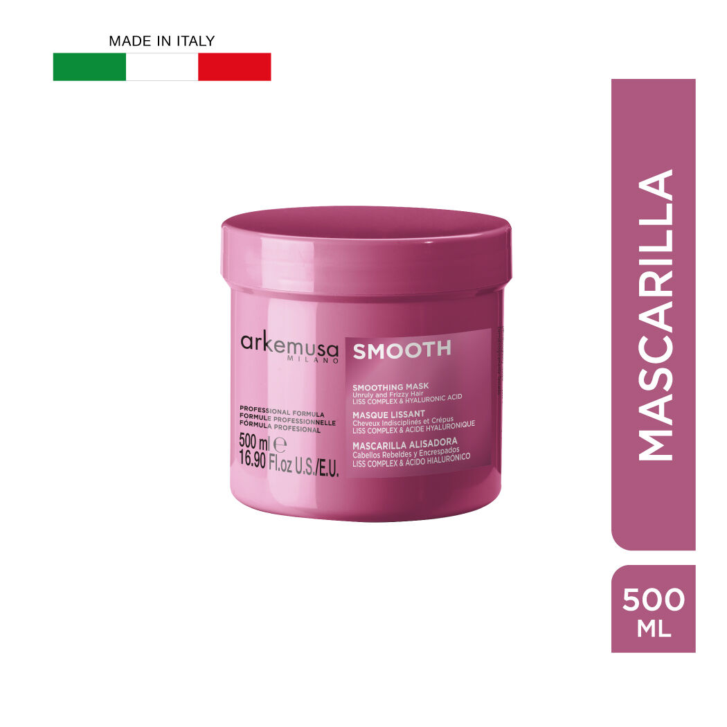 Máscara Capilar Liso Anti frizz Arkemusa Smooth 500ml