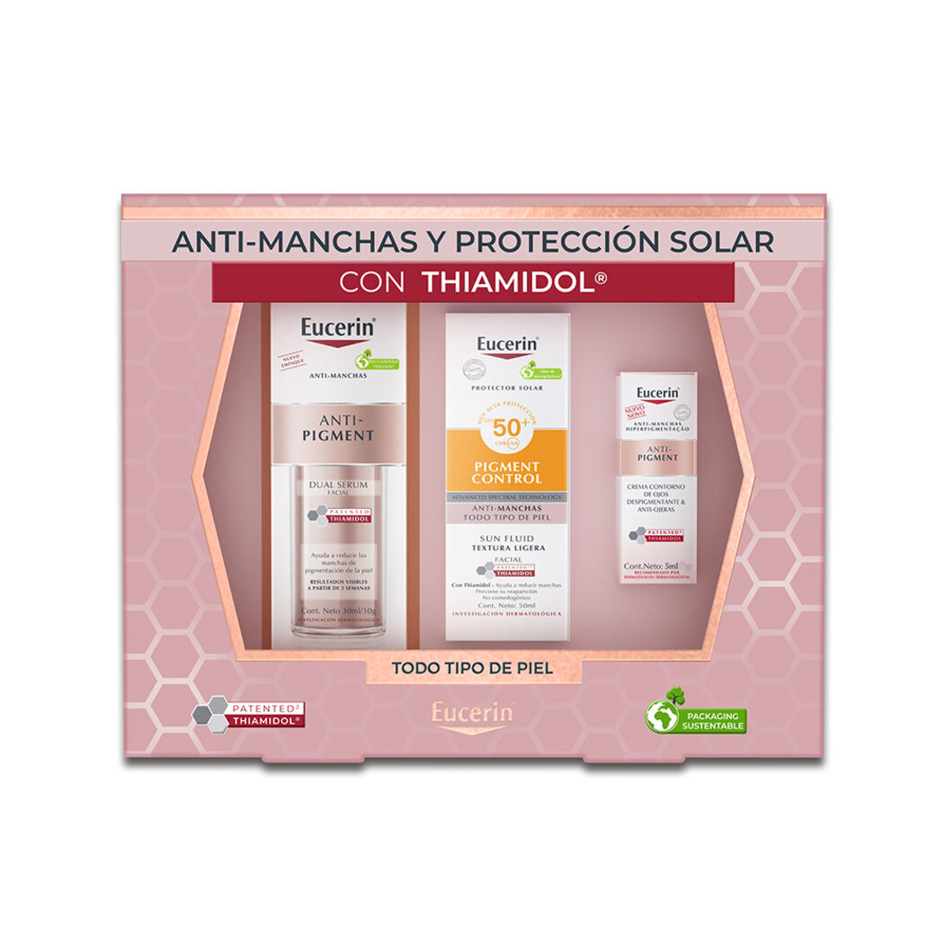 Eucerin Face Antipigment 2 Nav24 Sérum Dual Pigment Control FPS50 Mini Contorno