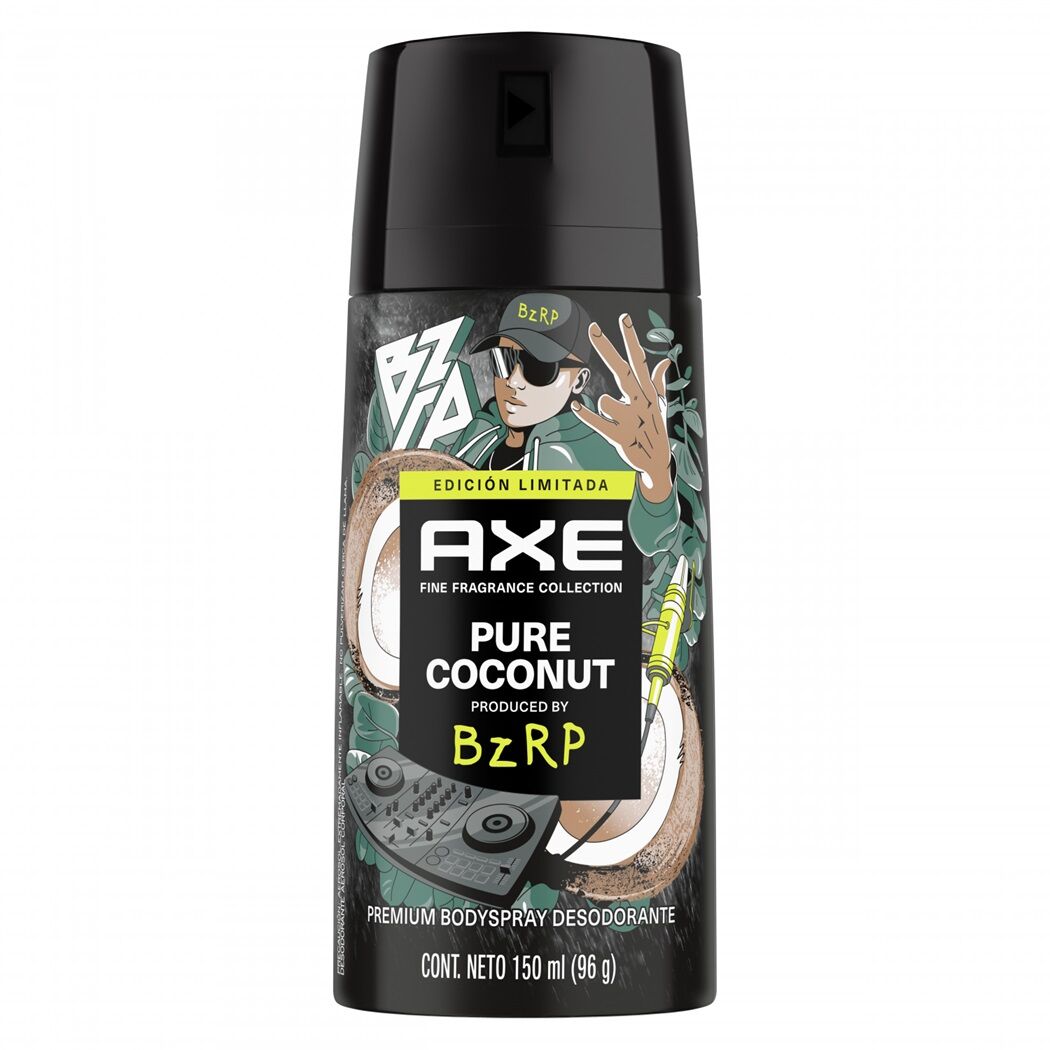 Axe Desodorante Spray BZRP Pure Coconut 150ml