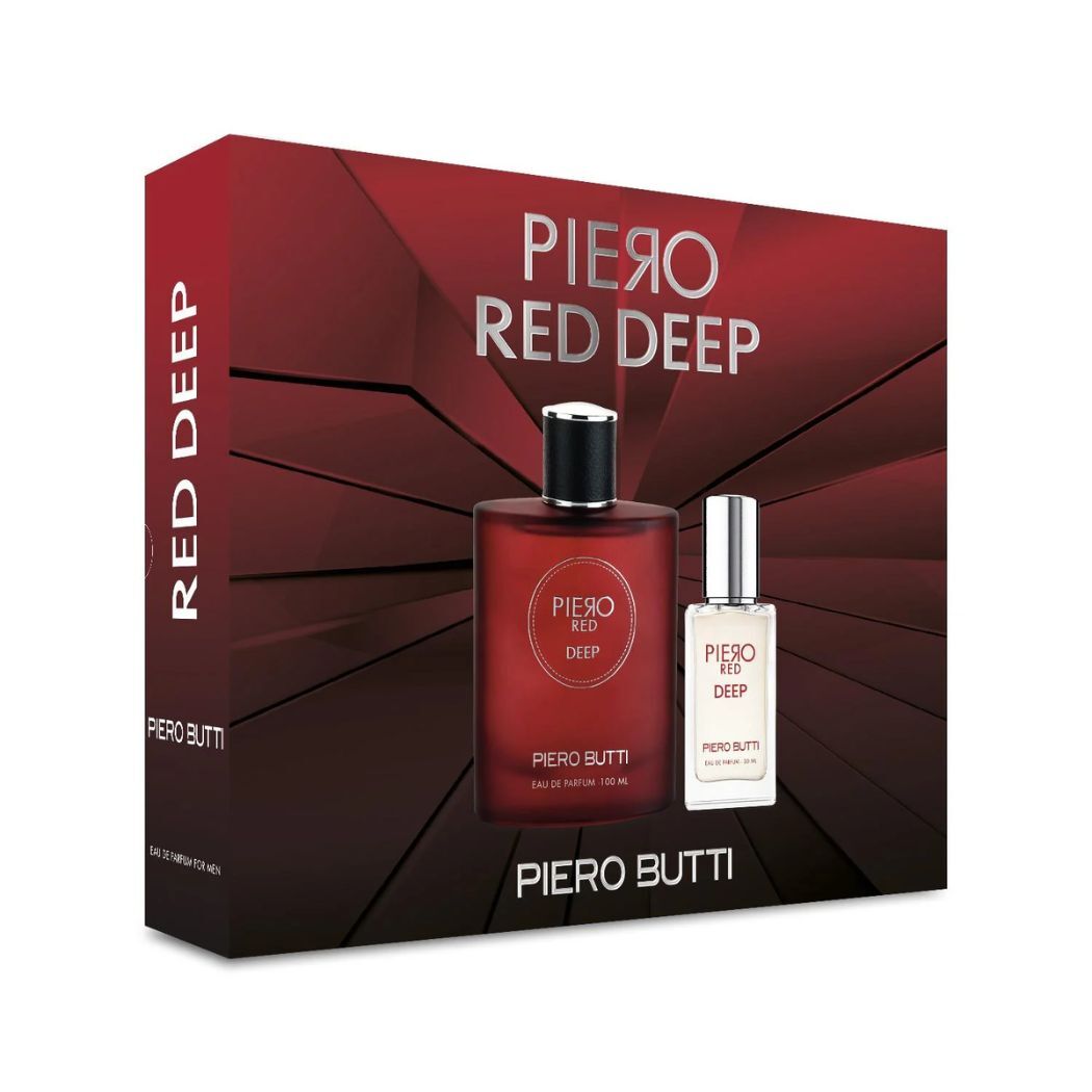 Set Perfume Piero Red Deep EDP 100ml + Perfumero + After Shave
