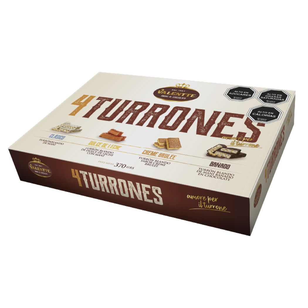 Valentte Pack Turrón 360g
