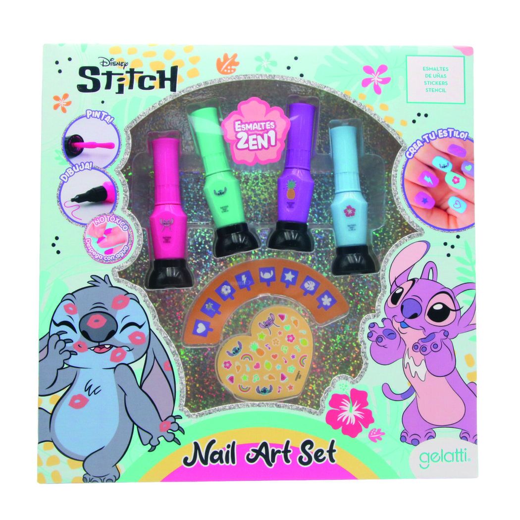 Gelatti Esmalte + Stencil + Stickers Stitch