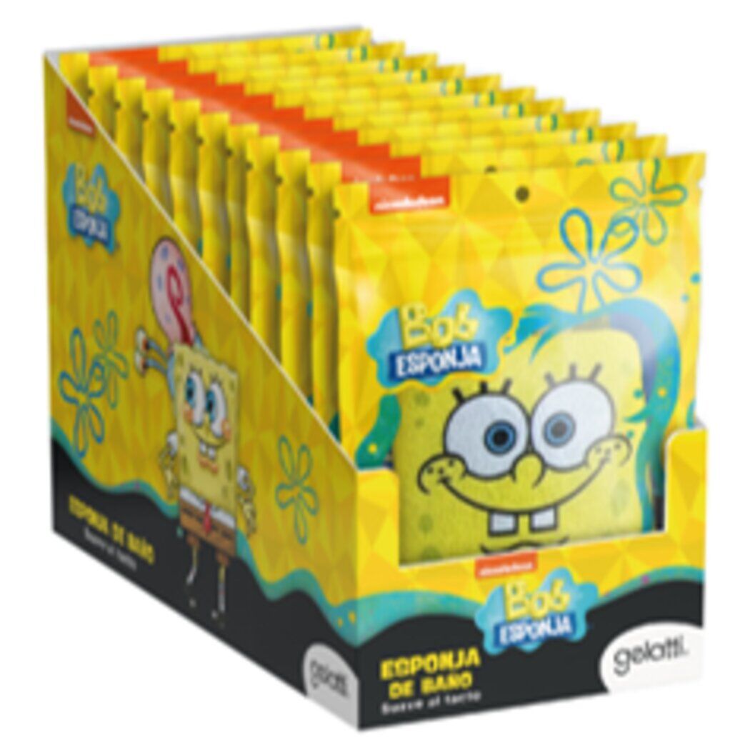 Esponja de Baño Bob Esponja Gelatti