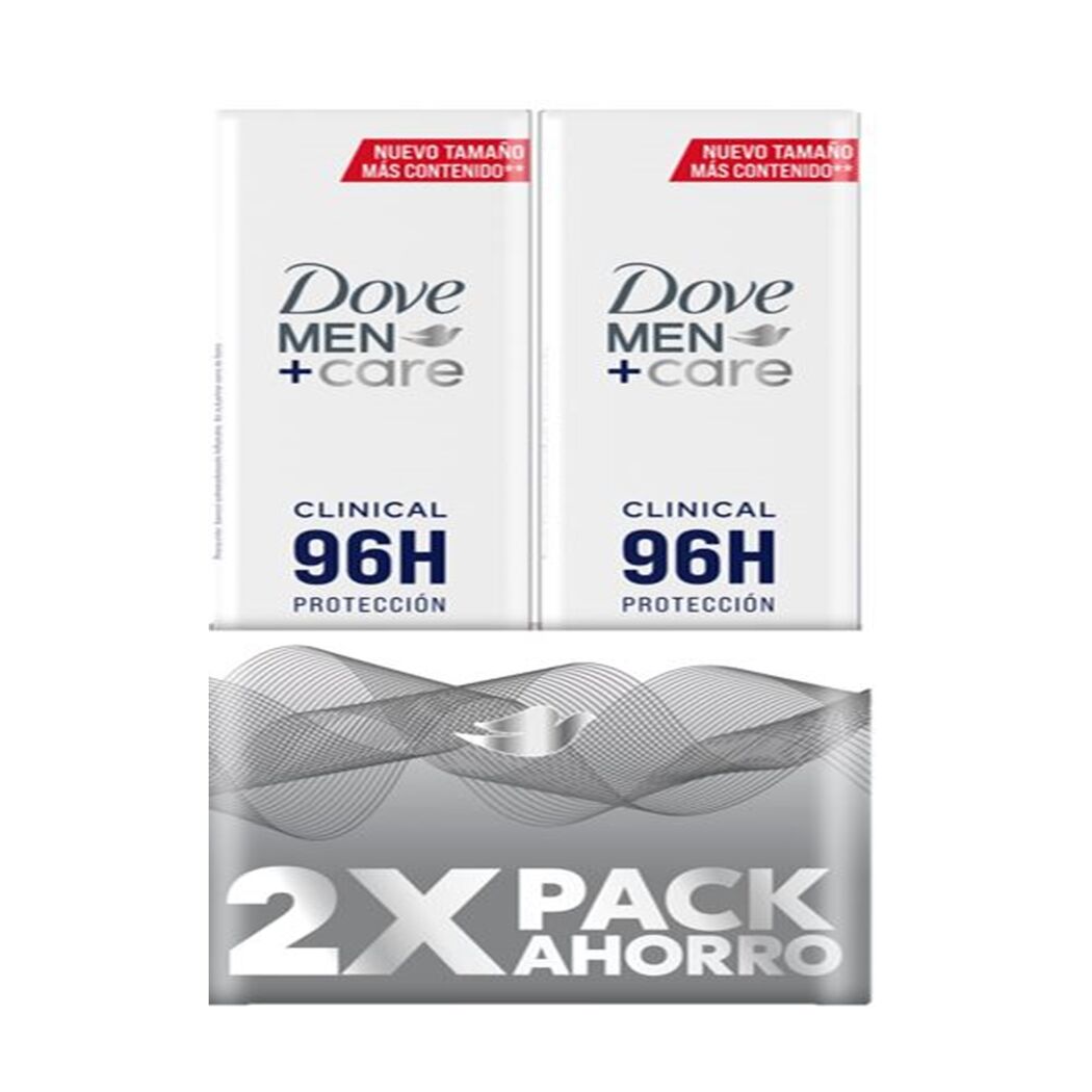 Dove Men Aerosol Clinical 96h Hombre 2 Unidades