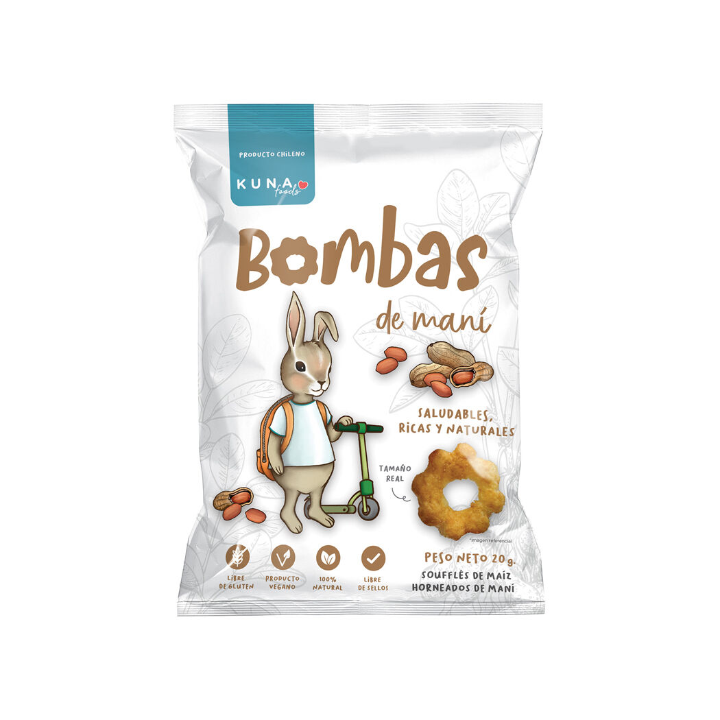 Bombas Maní Souffle Saludable