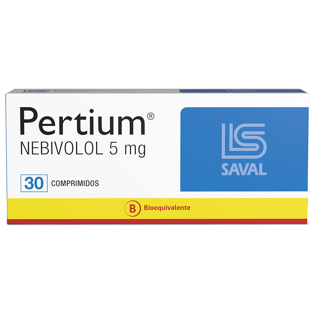 Pertium (B) Nebivolol 5mg 30 Comprimidos