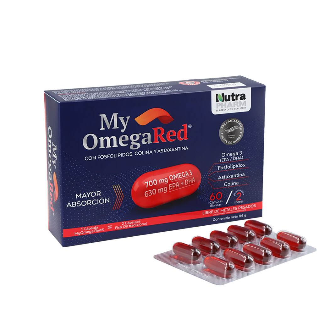 My OmegaRed 60 Cápsulas