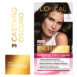 Tintura Excellence Creme Castaño Oscuro 3.0
