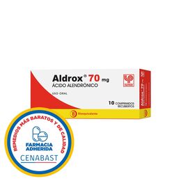 Aldrox (B) Ácido Alendrónico 70mg 10 Comprimidos Recubiertos - Cenabast