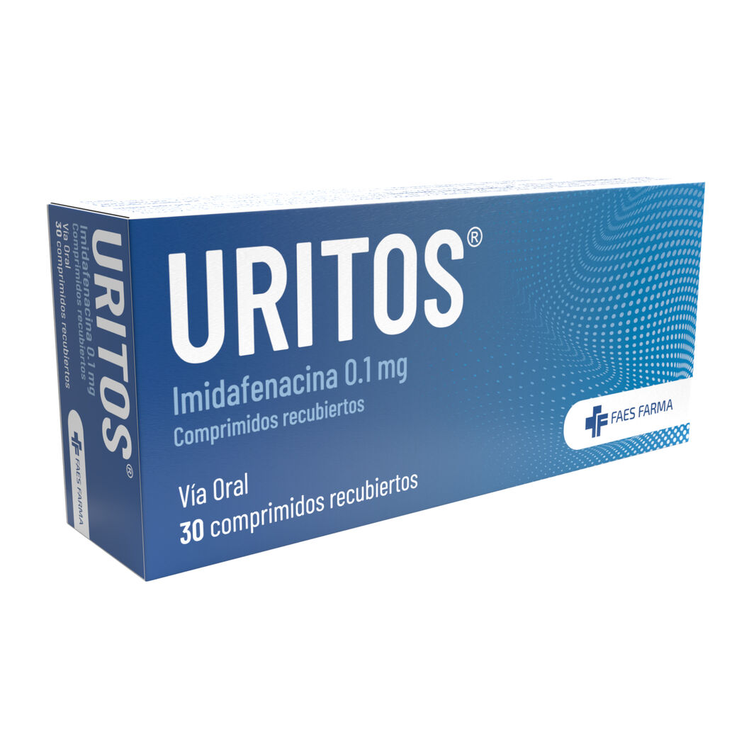 Uritos (R) Imidafenacina 0.1mg 30 Comprimidos Recubiertos