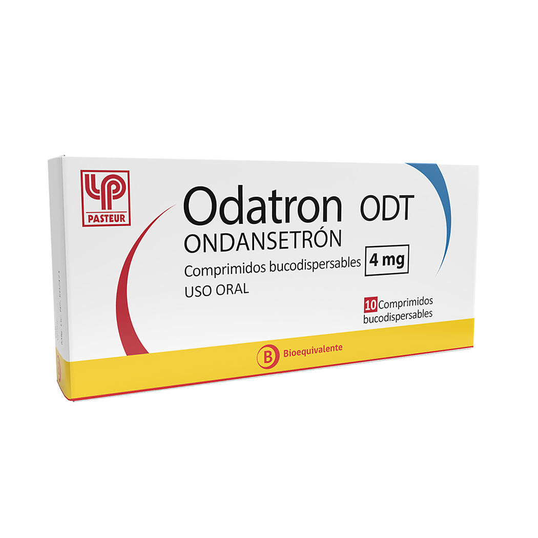Odatron (B) Ondansetron 4mg 10 Comprimidos Bucodispersables