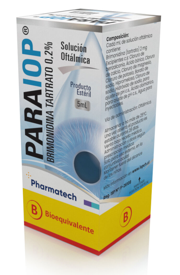 Paraiop (B) Brimonidina 0.2% Solución Oftálmica 5ml