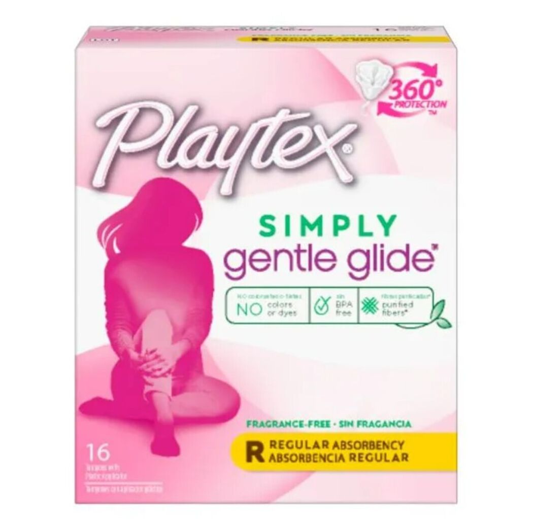 Tampones Playtex Simply Gentle Glide 16 Unidades