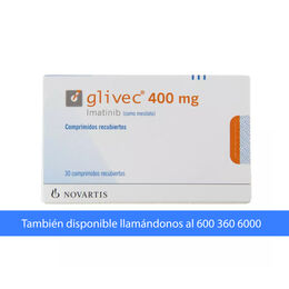 Glivec (R) Imatinib 400mg 30 Comprimidos Recubiertos