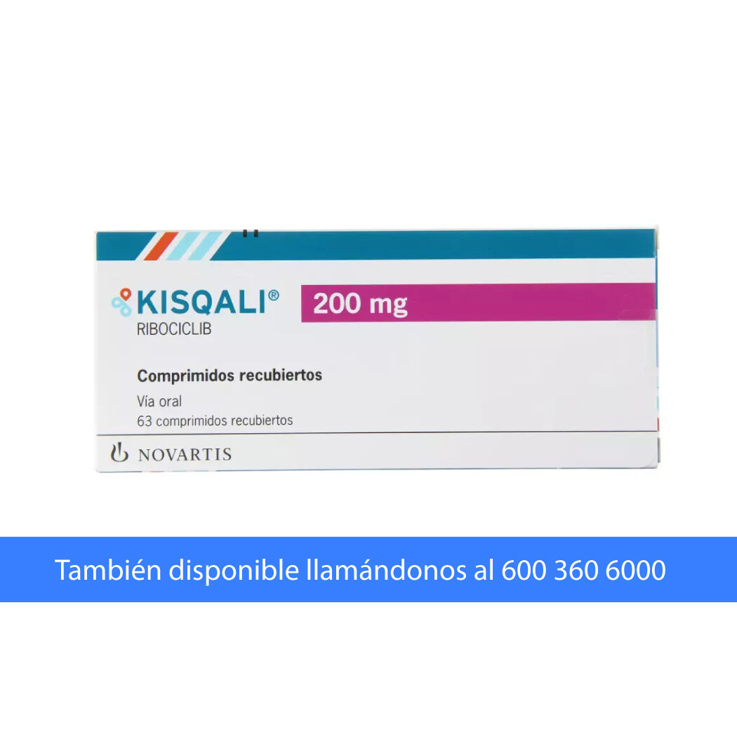 Ribociclib Kisqali 200mg 63 Comprimidos Recubiertos