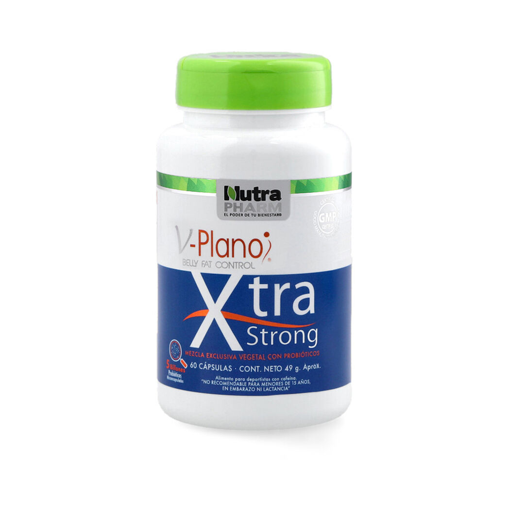 V-Plano Xtra Strong Fórmula Natural Con Polifenoles 60 Cápsulas