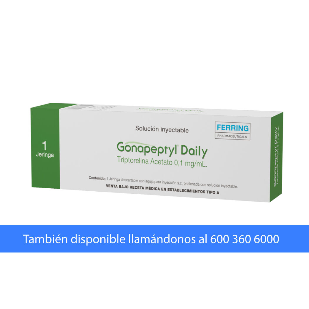 Gonapeptyl Daily 0.10mg/1ml Inyectable 1 Jeringa Prellenada