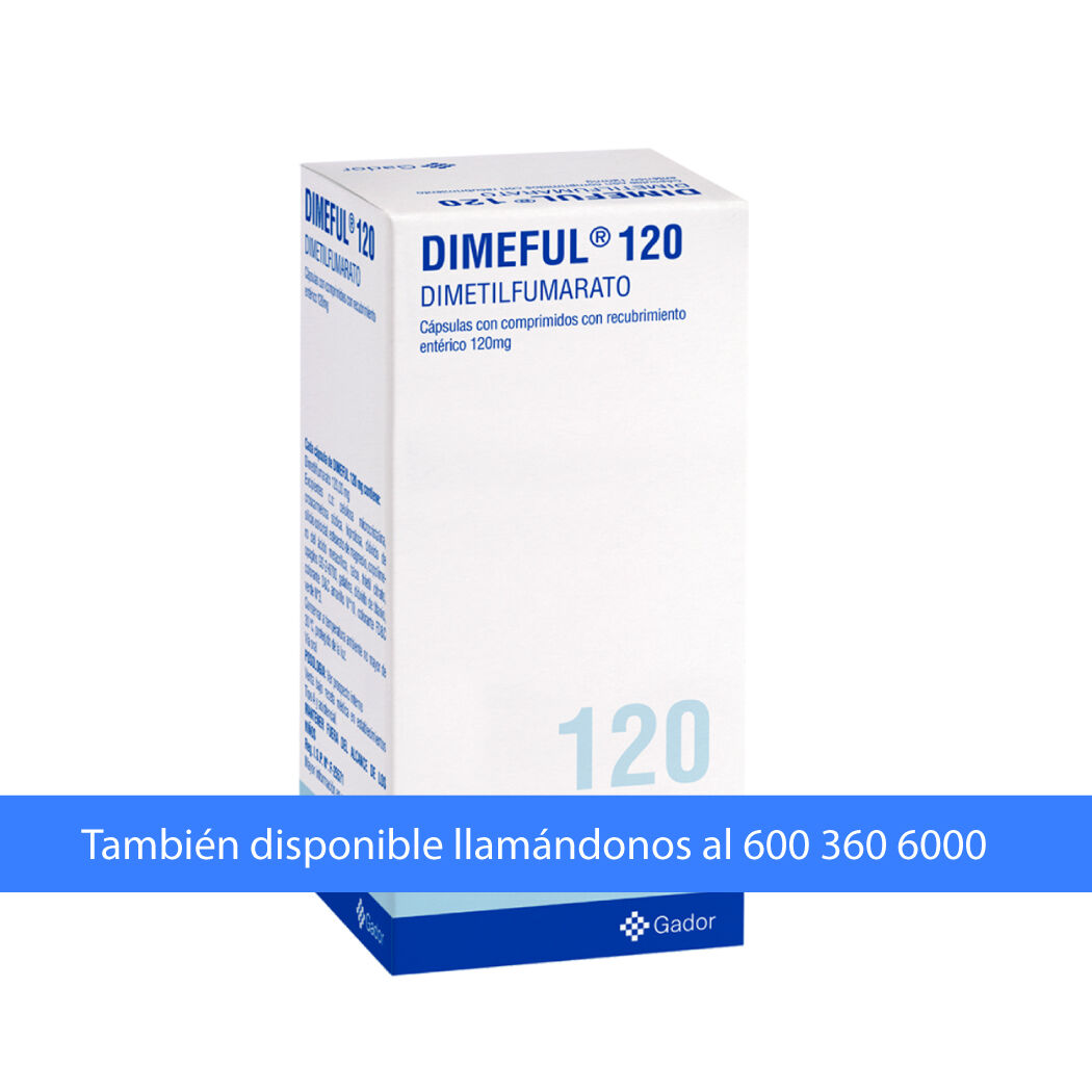 Dimeful Dimetilfumarato 120mg 14 Cápsulas