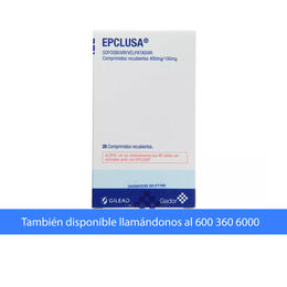 Epclusa Sofosbuvir / Velpatasvir 400/100 28 Comprimidos Recubiertos
