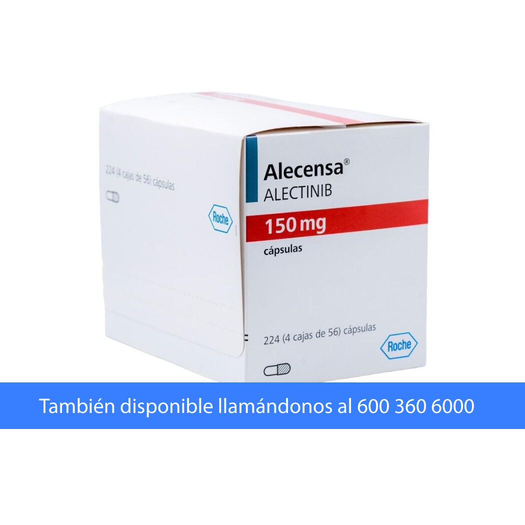 Alecensa Alectinib 150mg 224 Cápsulas