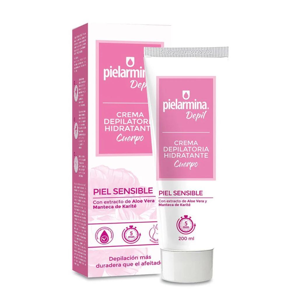 Crema Depilatoria Cuerpo Piel Sensible 200ml Pielarmina