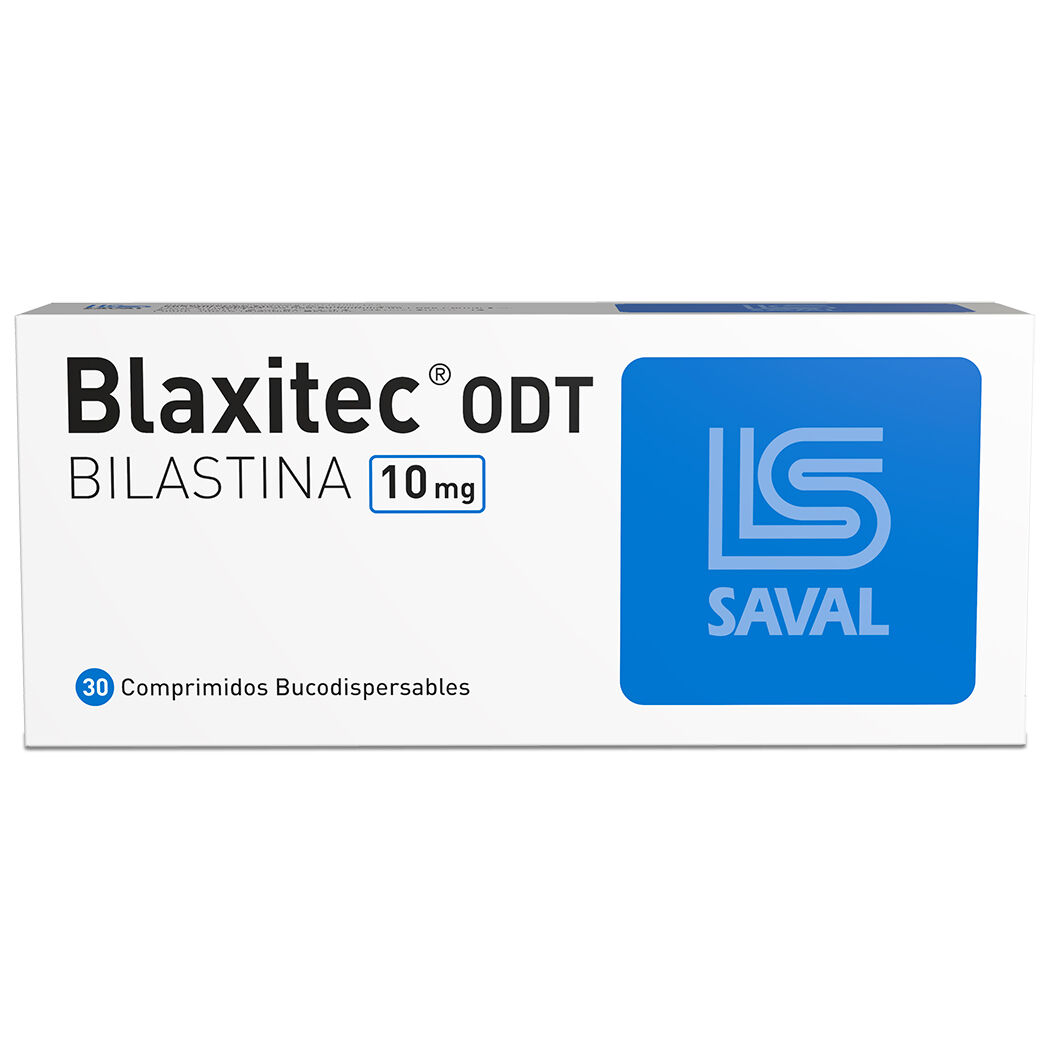 Blaxitec ODT Bilastina 10mg 30 Comprimidos Bucodispersables