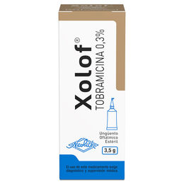 Xolof Tobramicina 0,3% Ungüento Oftálmico 3.5g