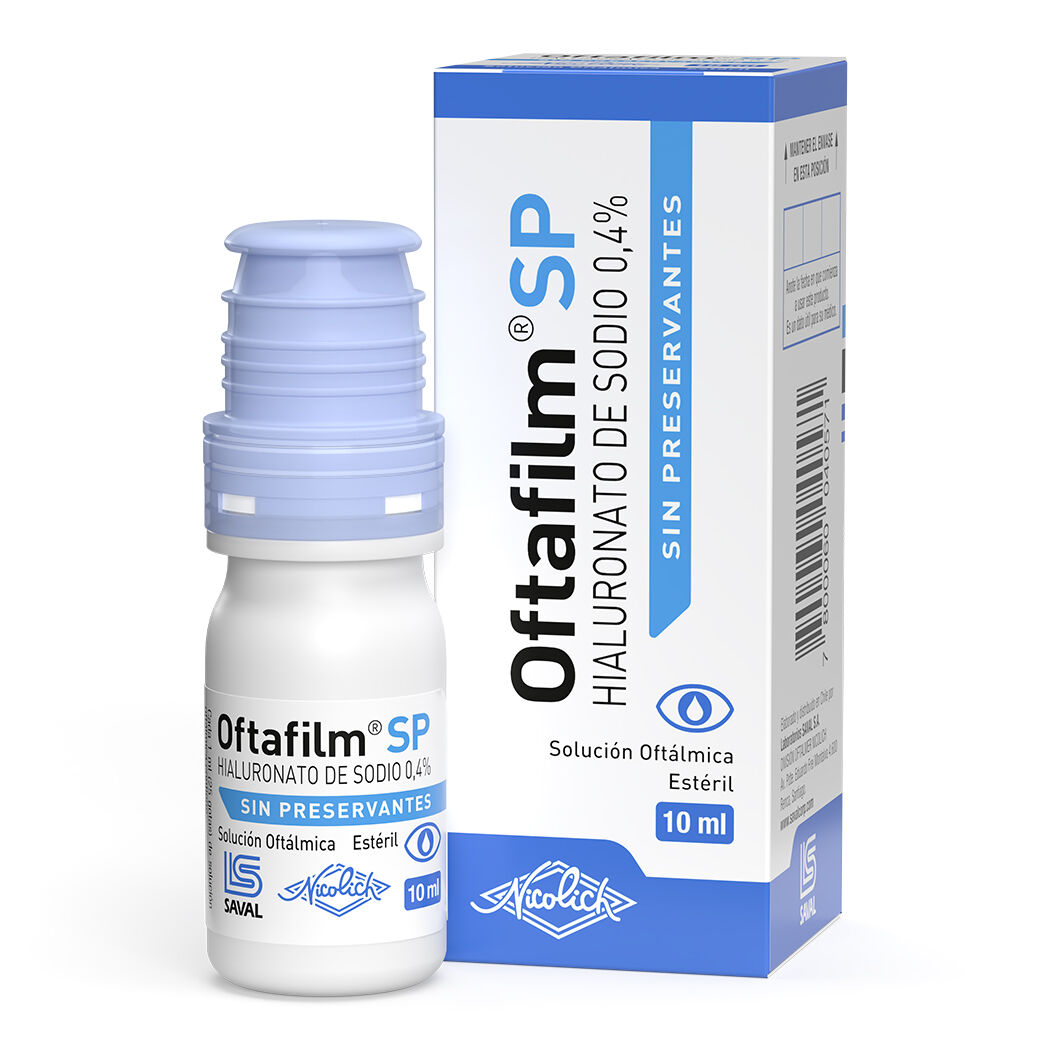 Oftafilm SP Hialuronato Sódico 0.4% Solución Oftálmica 10ml