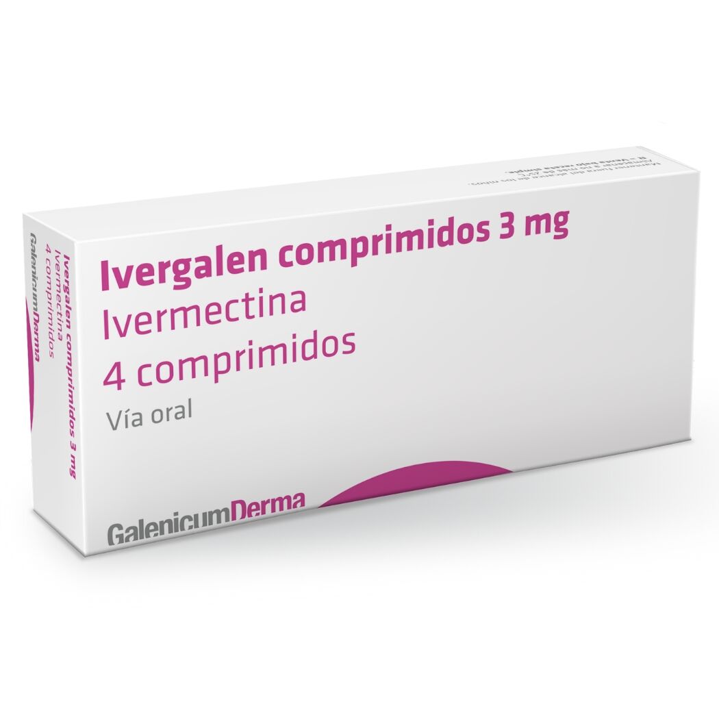 Ivergalen Ivermectina 3mg 4 Comprimidos