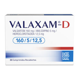 Valaxam-D Valsartan 320/10/25 30 Comprimidos Recubiertos