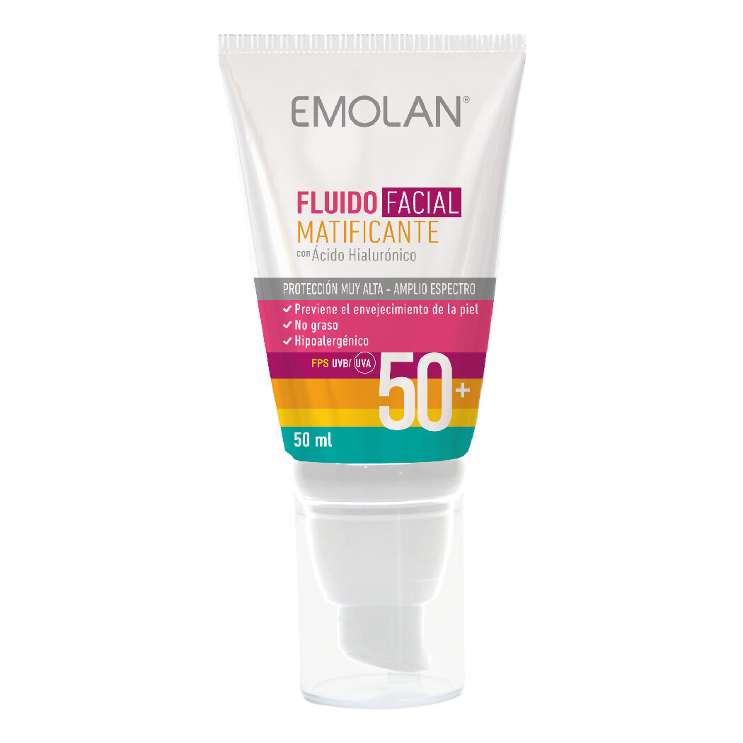 Bloqueador Solar Emolan Facial con Matificante FPS50 50ml