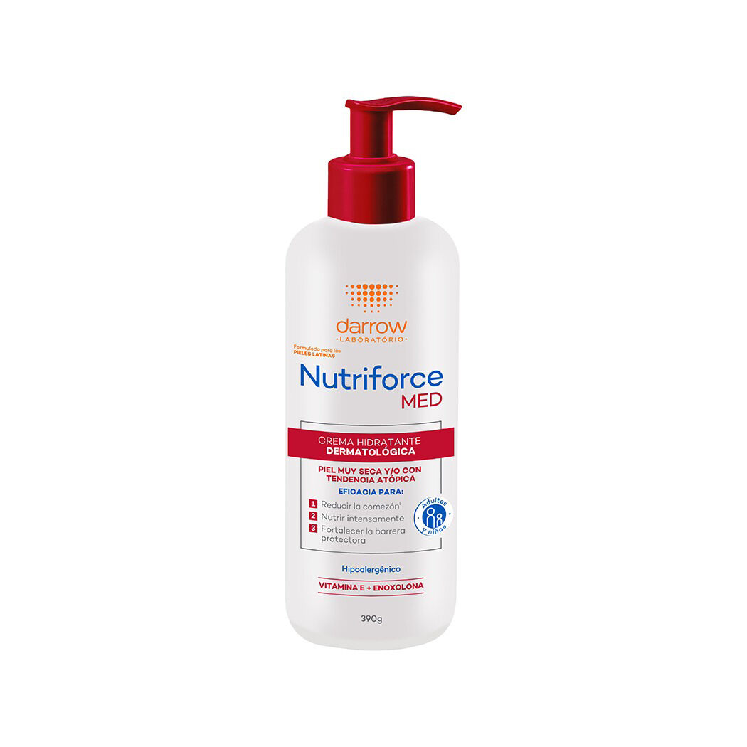 Nutriforce Med Crema Hidratante Dermatológica Antipicor 390g