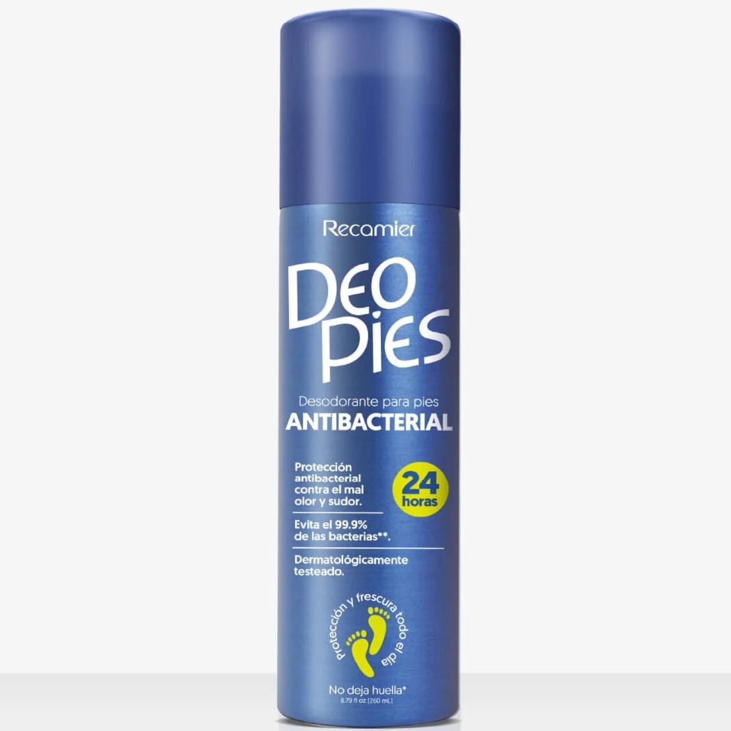 Deo Pies Desodorante Para Pies Spray Antibacterial 260ml