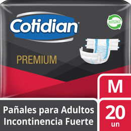 Pañal Premium Para Adultos Cotidian Talla G 20 Unidades