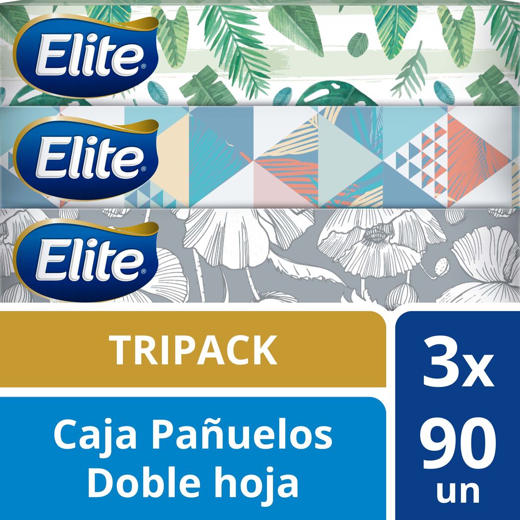 Triple Pack Pañuelos Doble Hoja