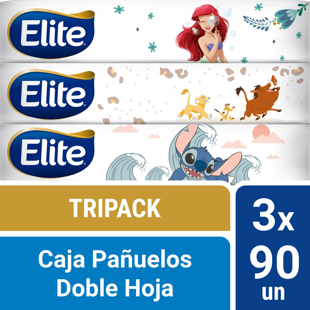 Elite Pack Facial Disney 3x90 Unidades