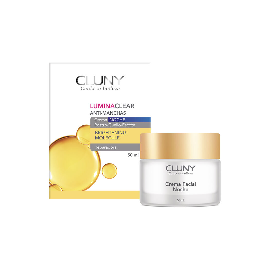 Crema Facial Noche Luminaclear Cluny 50ml