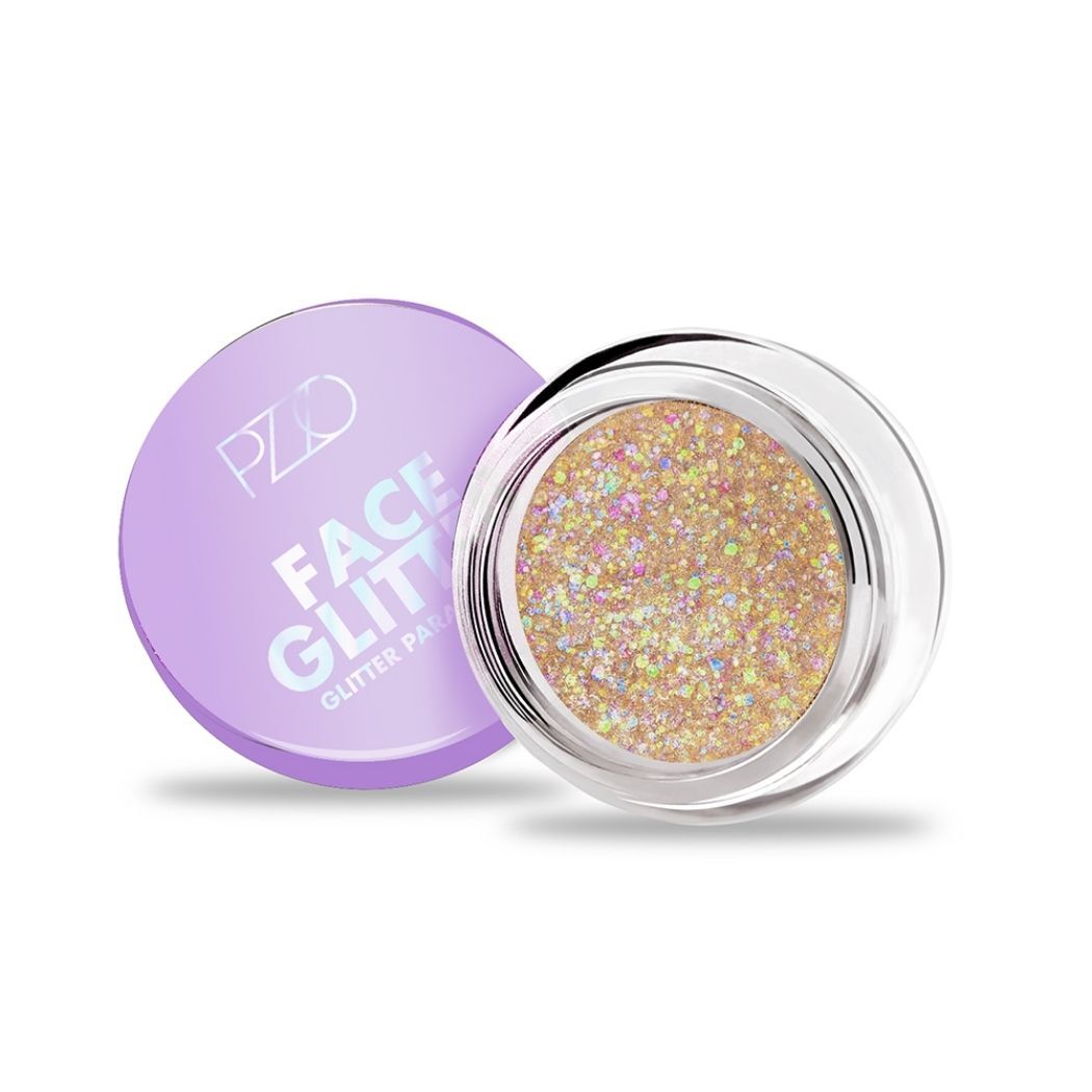 Glitter Facial Infinity Flakes Sunflower